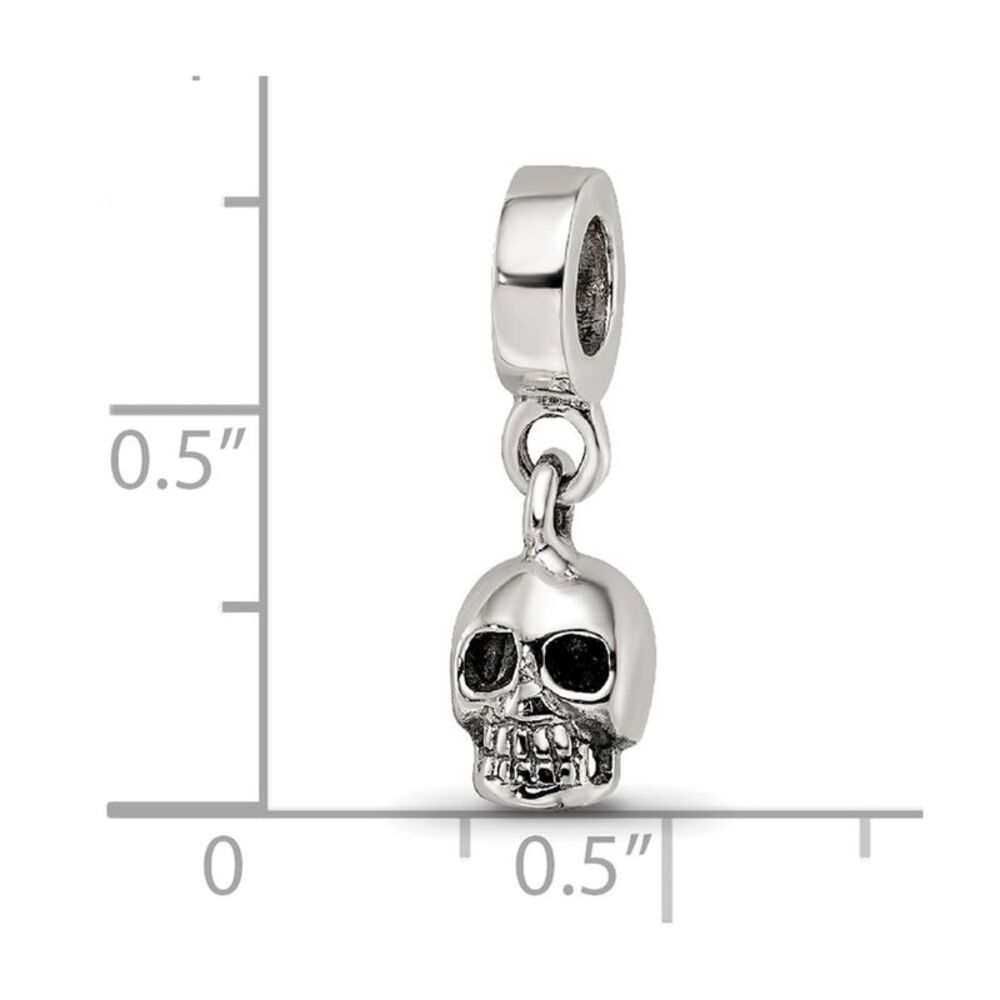 Kazi Luxury Sterling Silver Reflections Skull Dan… - image 6